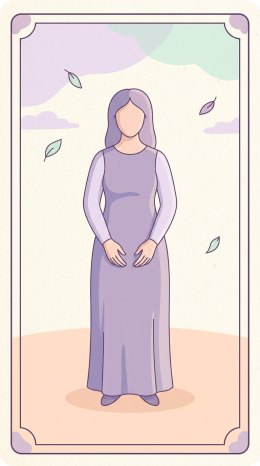 여자 타로 카드